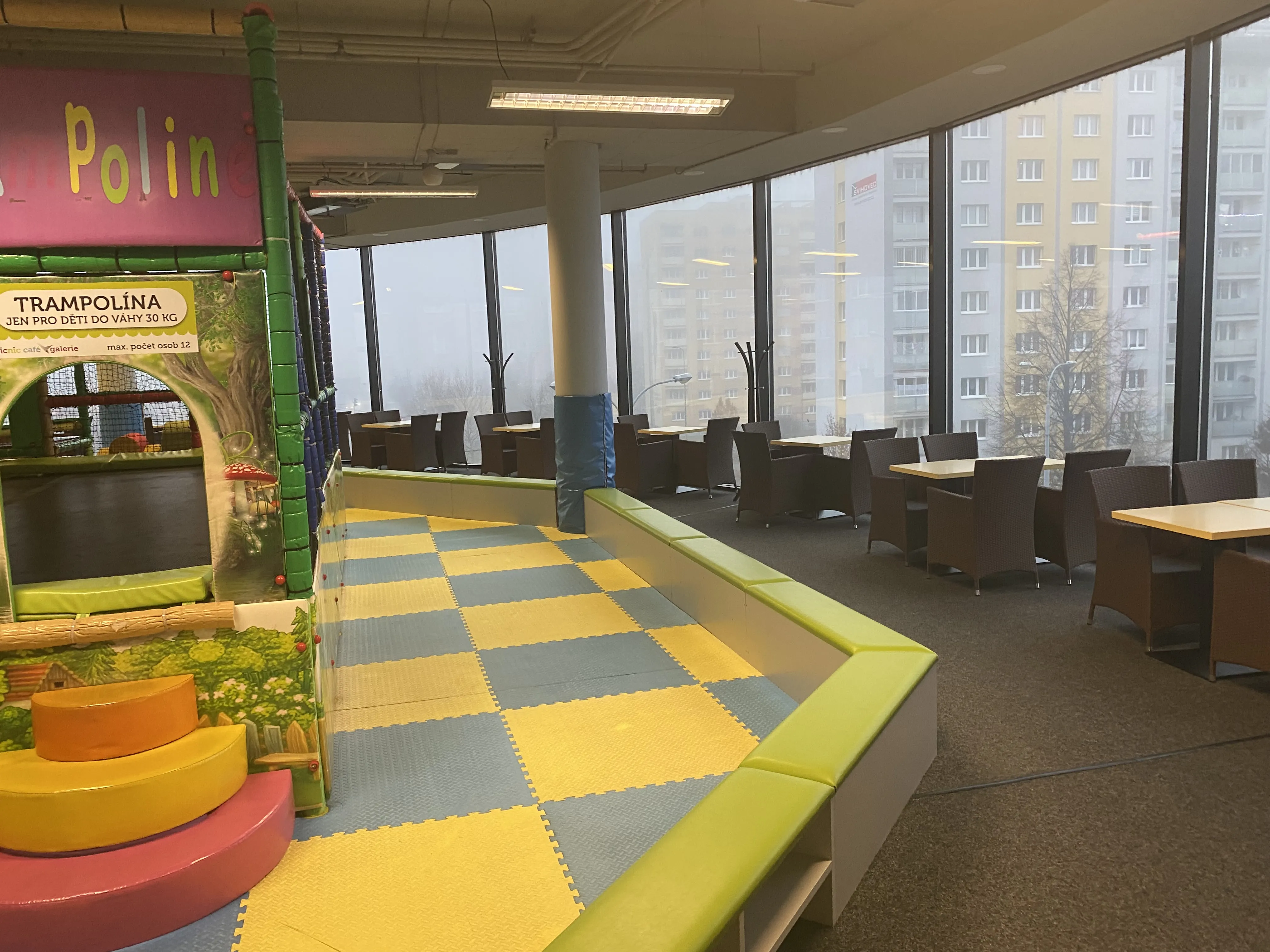 Prostory dětské herny PICNIC v Galerii Slovany